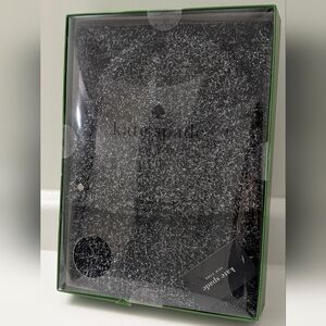 Kate Spade Black Sparkly Hat And Scarf Set